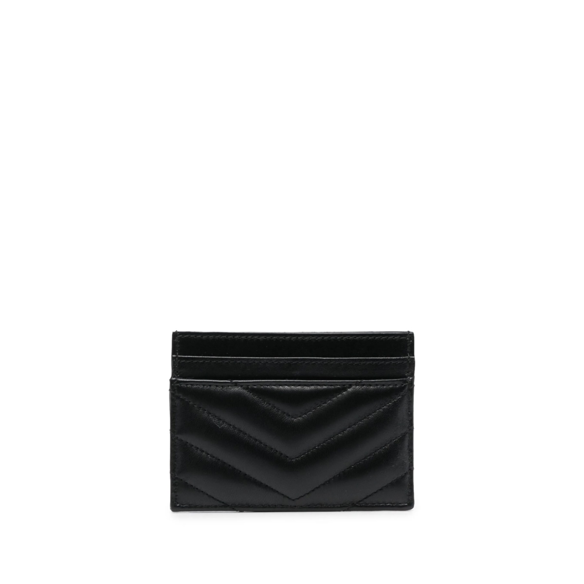 chevron-quilted leather cardholder - Img 2