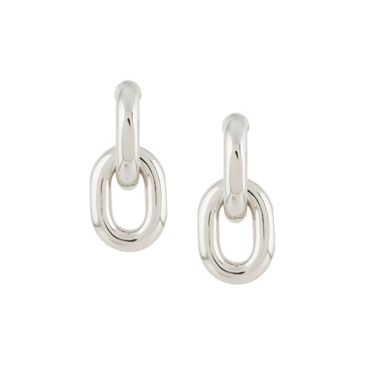 chunky drop-chain earrings