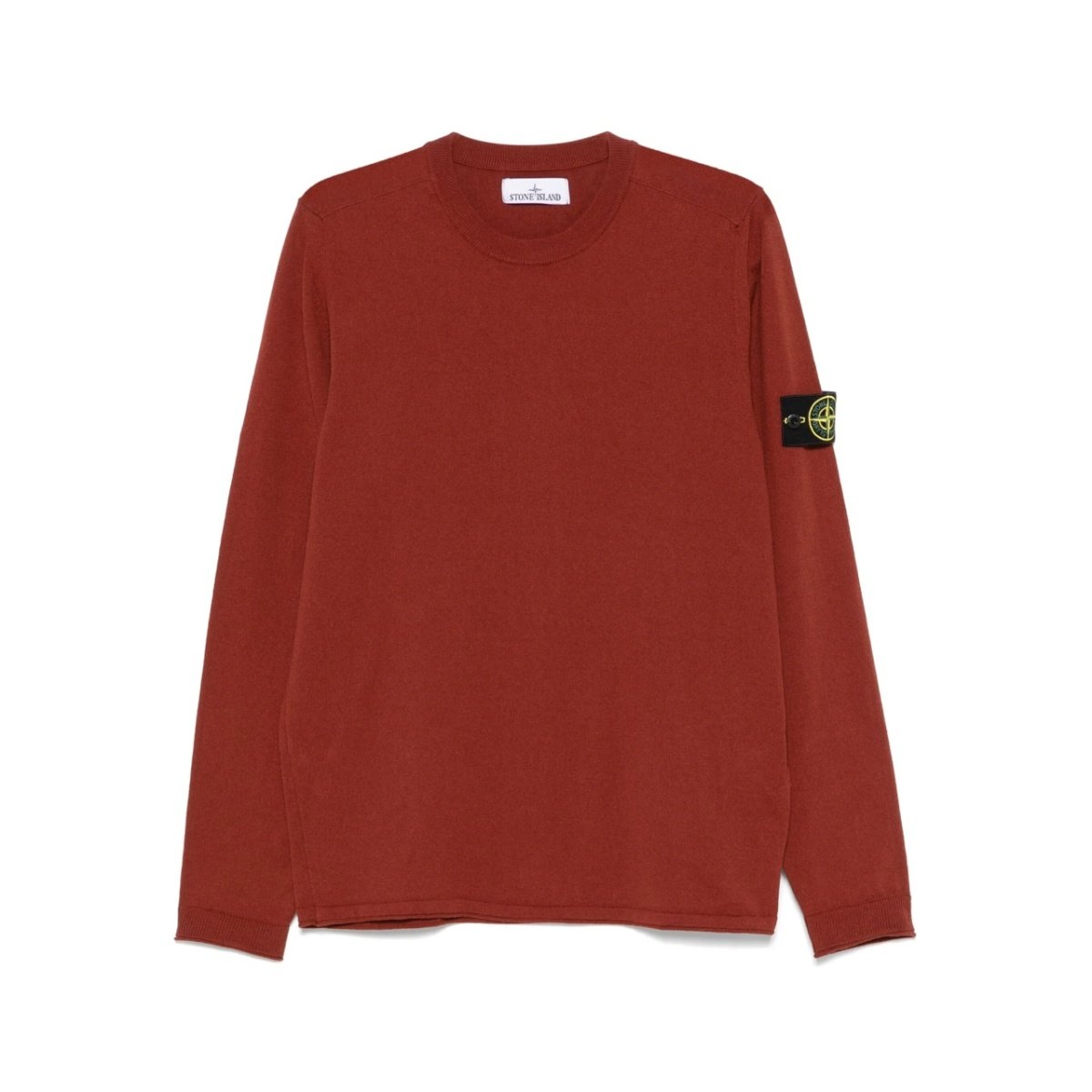 Compass-badge sweater