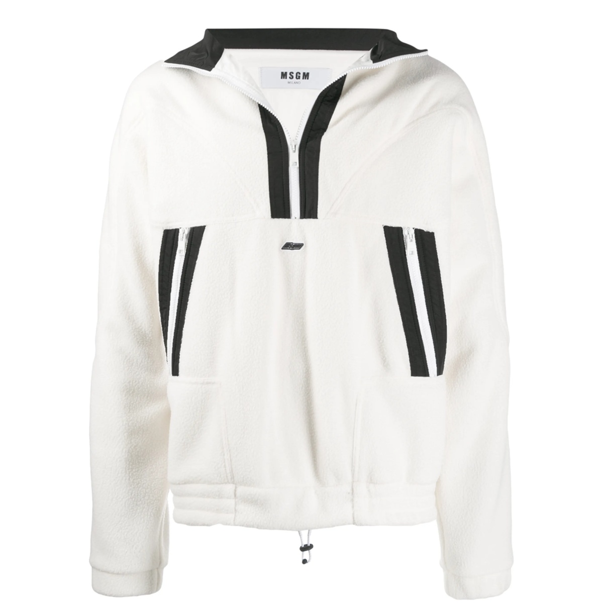contrast stripe sweatshirt