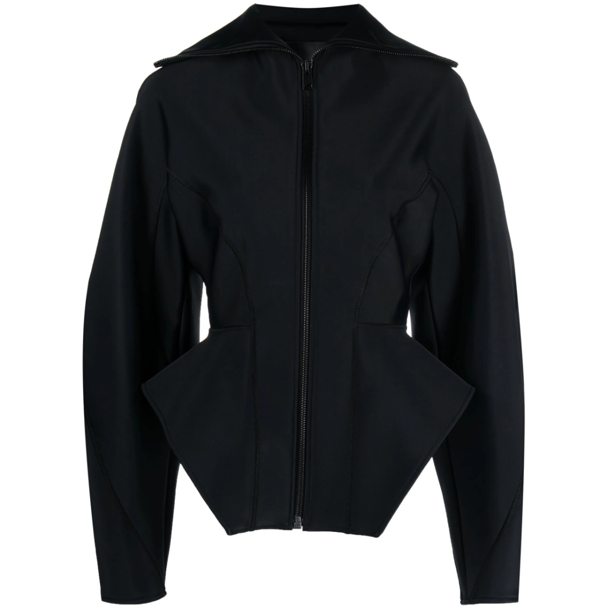 corseted scuba jacket