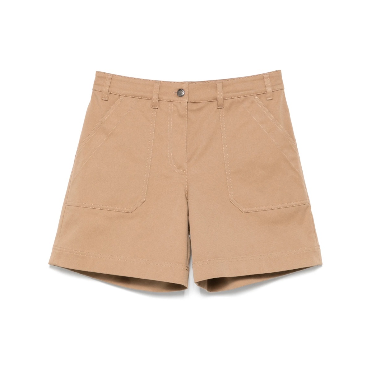 cotton gabardine shorts