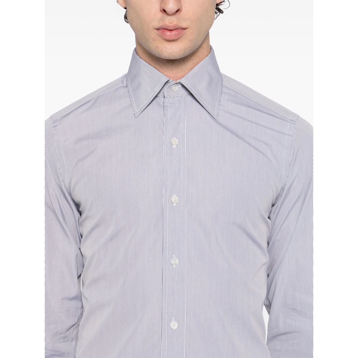 cotton striped shirt - Img 5