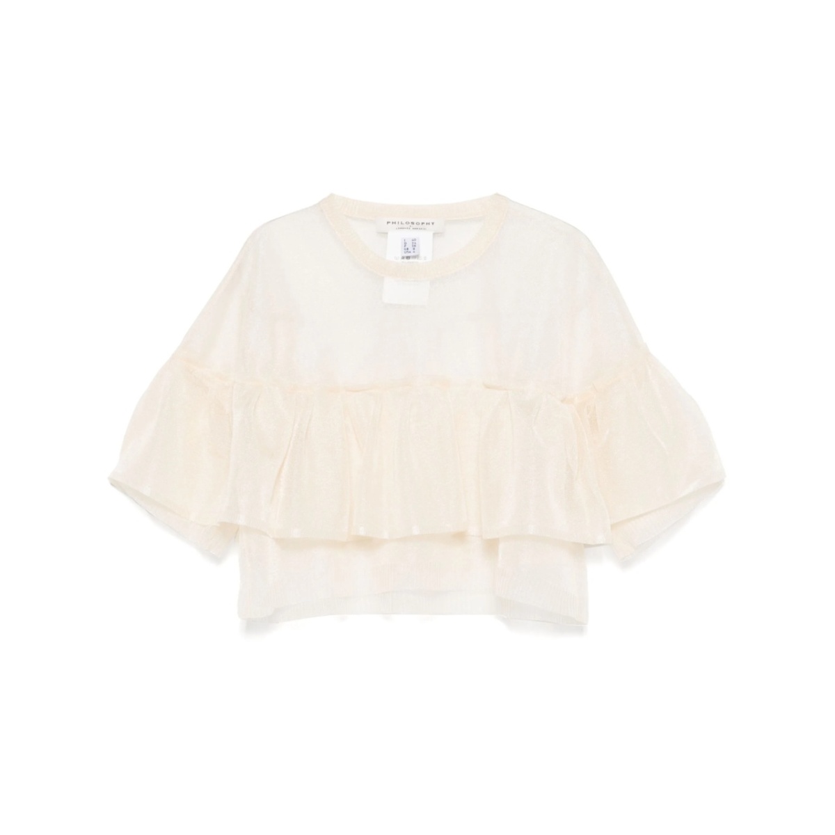 crepe crop top