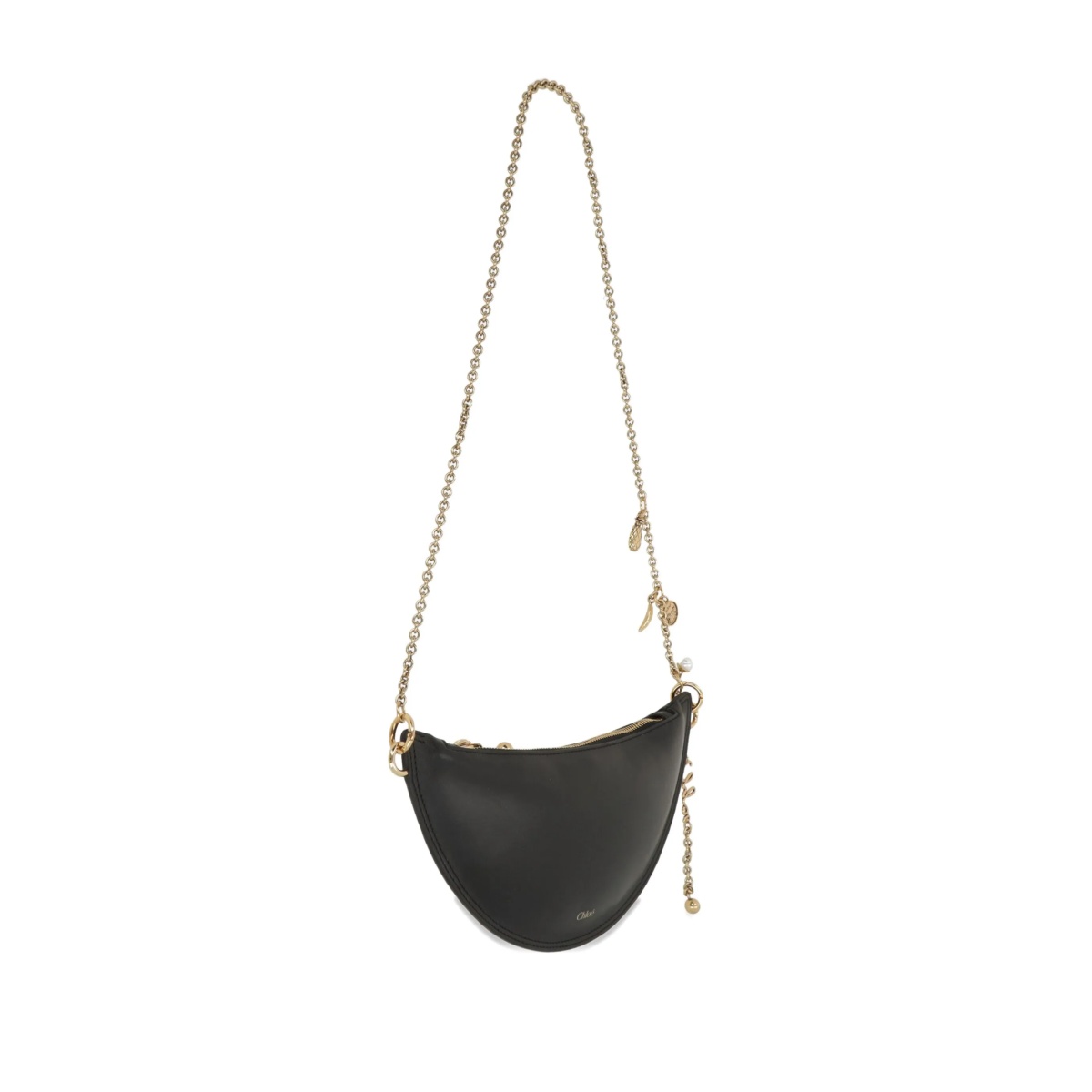 crescent-shaped chain shoulder bag - Img 3
