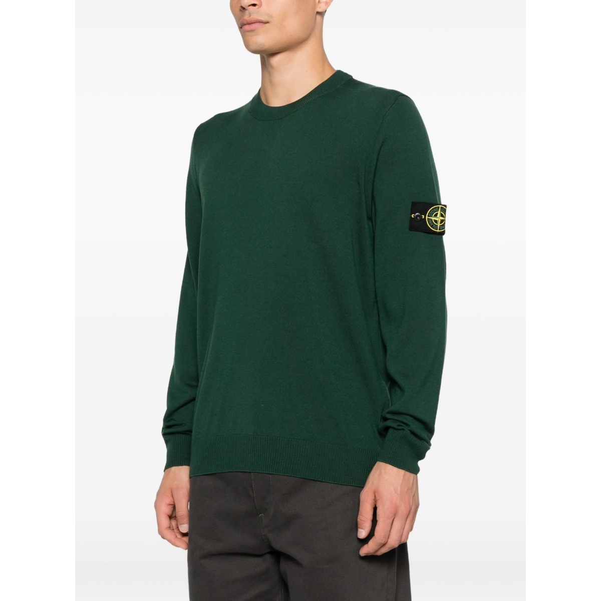 crew-neck patch sweater - Img 3