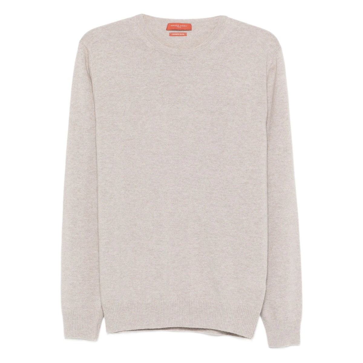 crew-neck wool-blend sweater