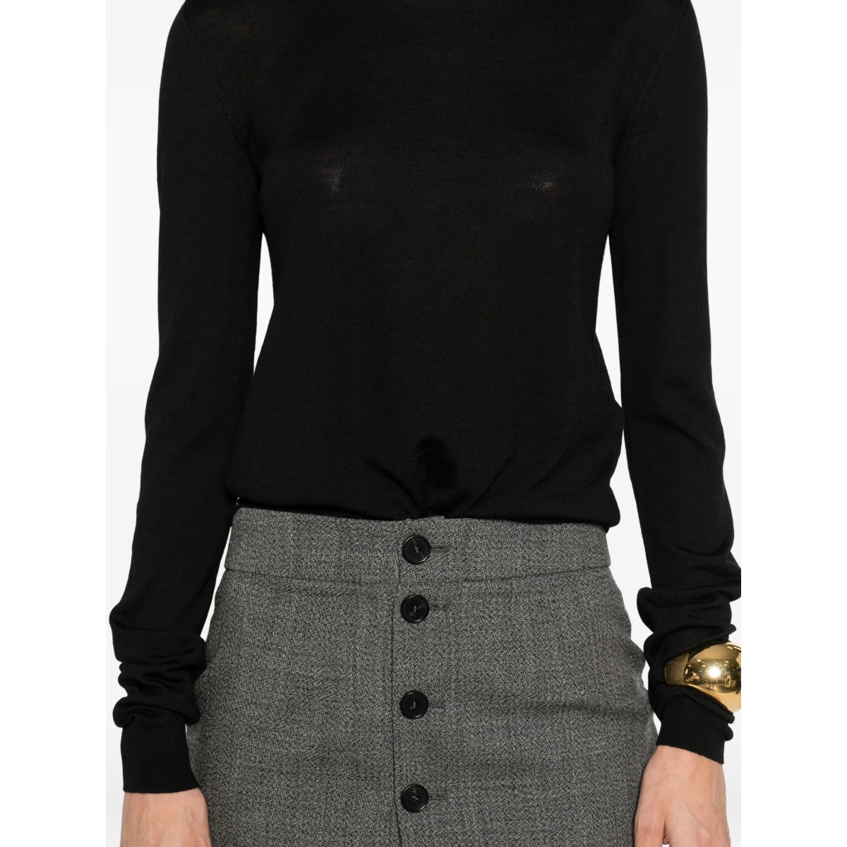crew-neck wool top - Img 5
