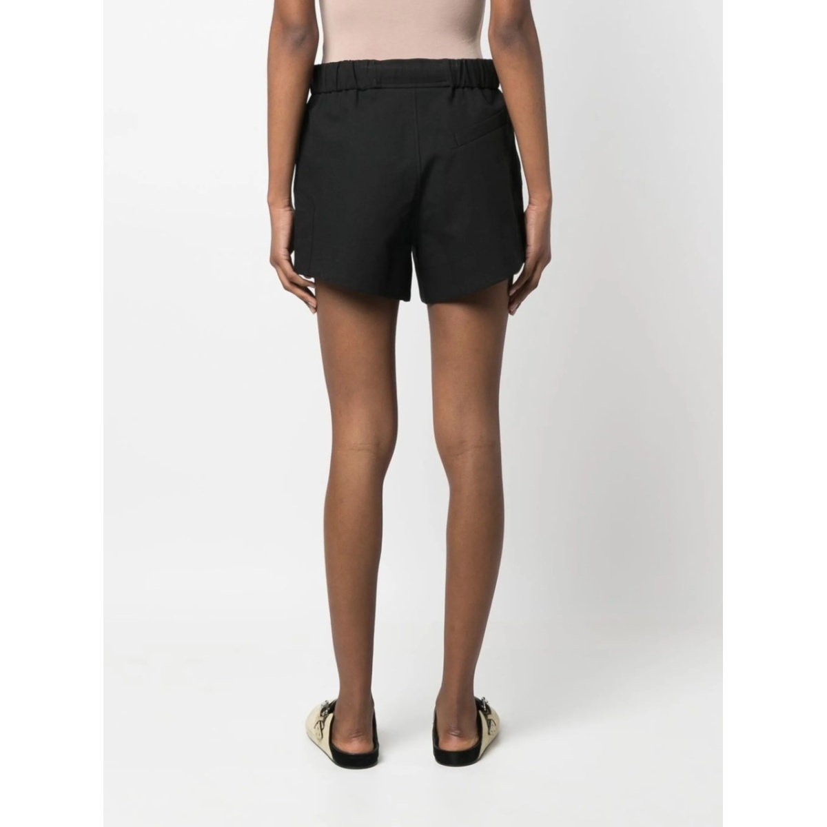 crinkled drawstring-detail shorts - Img 4