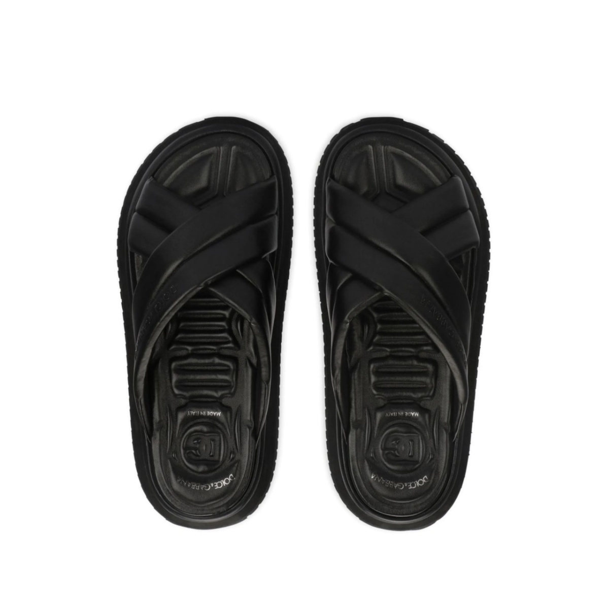 crossover-strap flat sandals - Img 4
