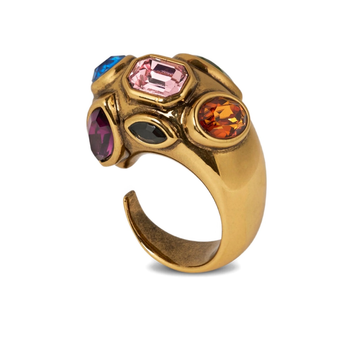 crystal-embellished ring