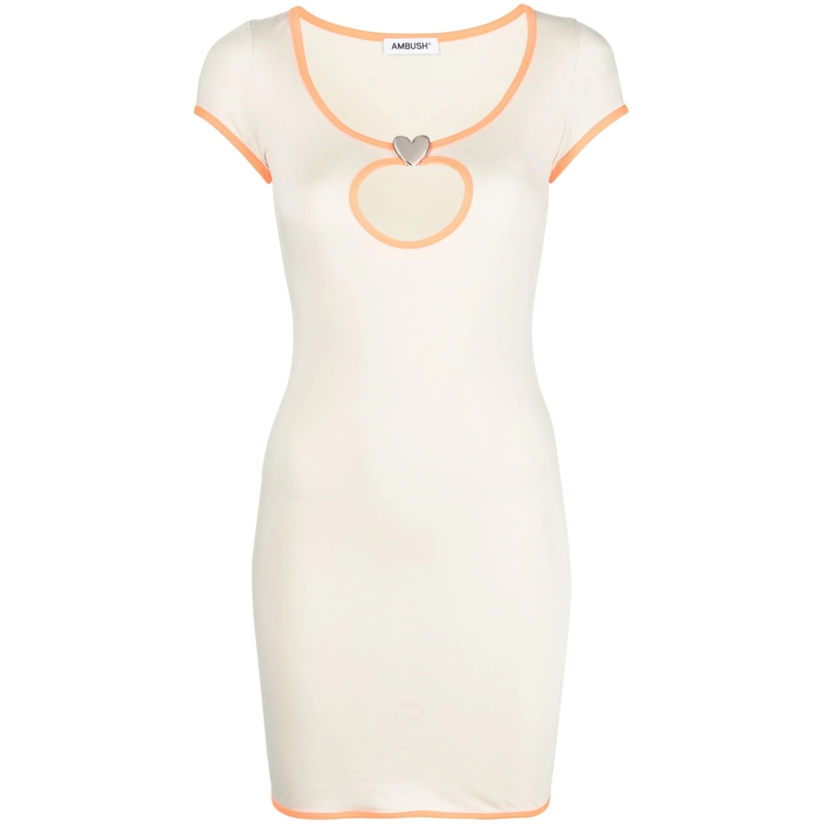 cut-out T-shirt minidress