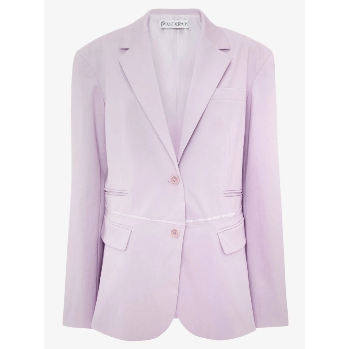 Deconstructed blazer jacket