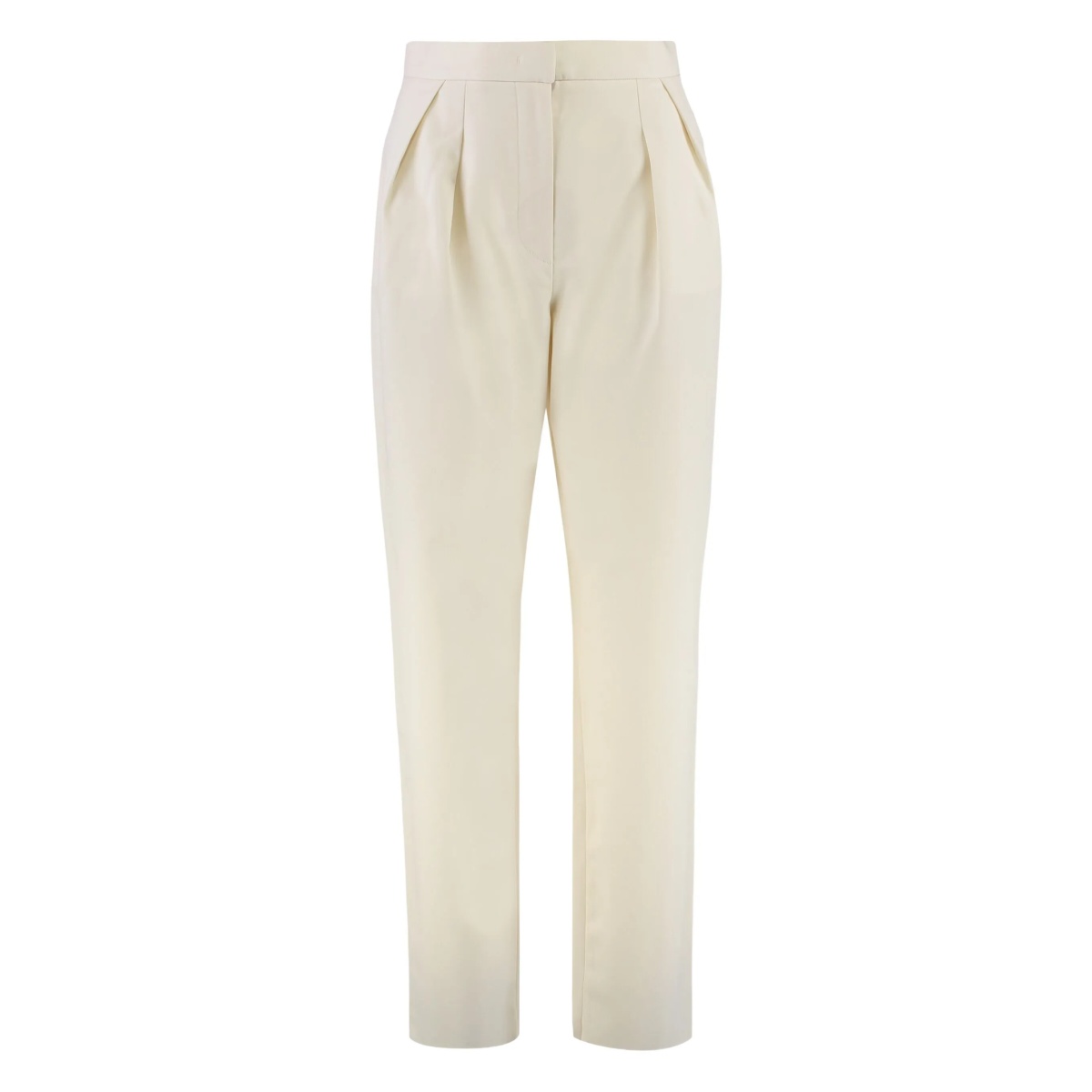 Dede pleated cotton trousers