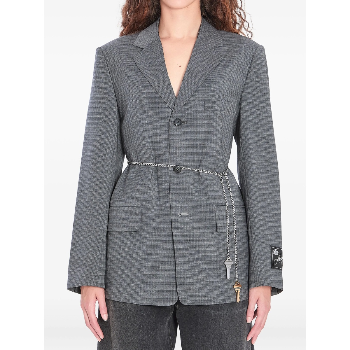 detachable chain-link blazer