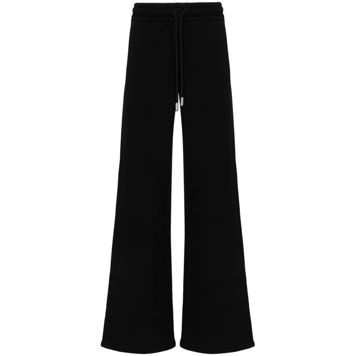 Diag-stripe wide-leg trousers