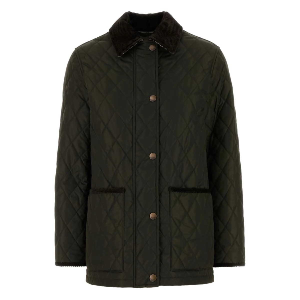 diamond-quilting jacket