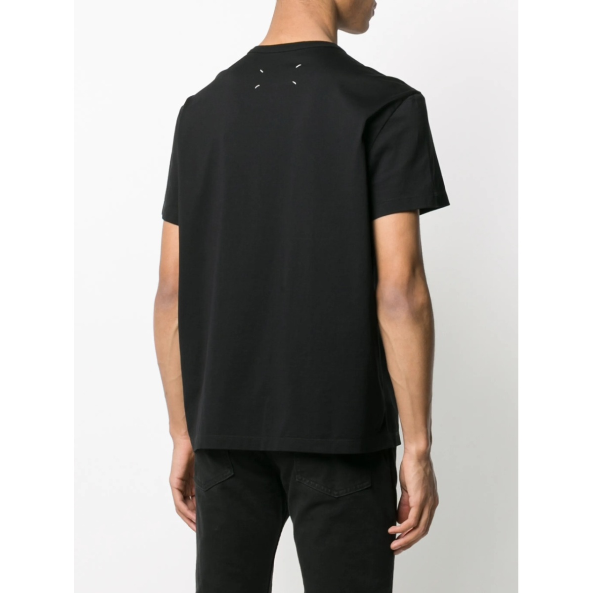 distorted-logo cotton T-shirt - Img 4