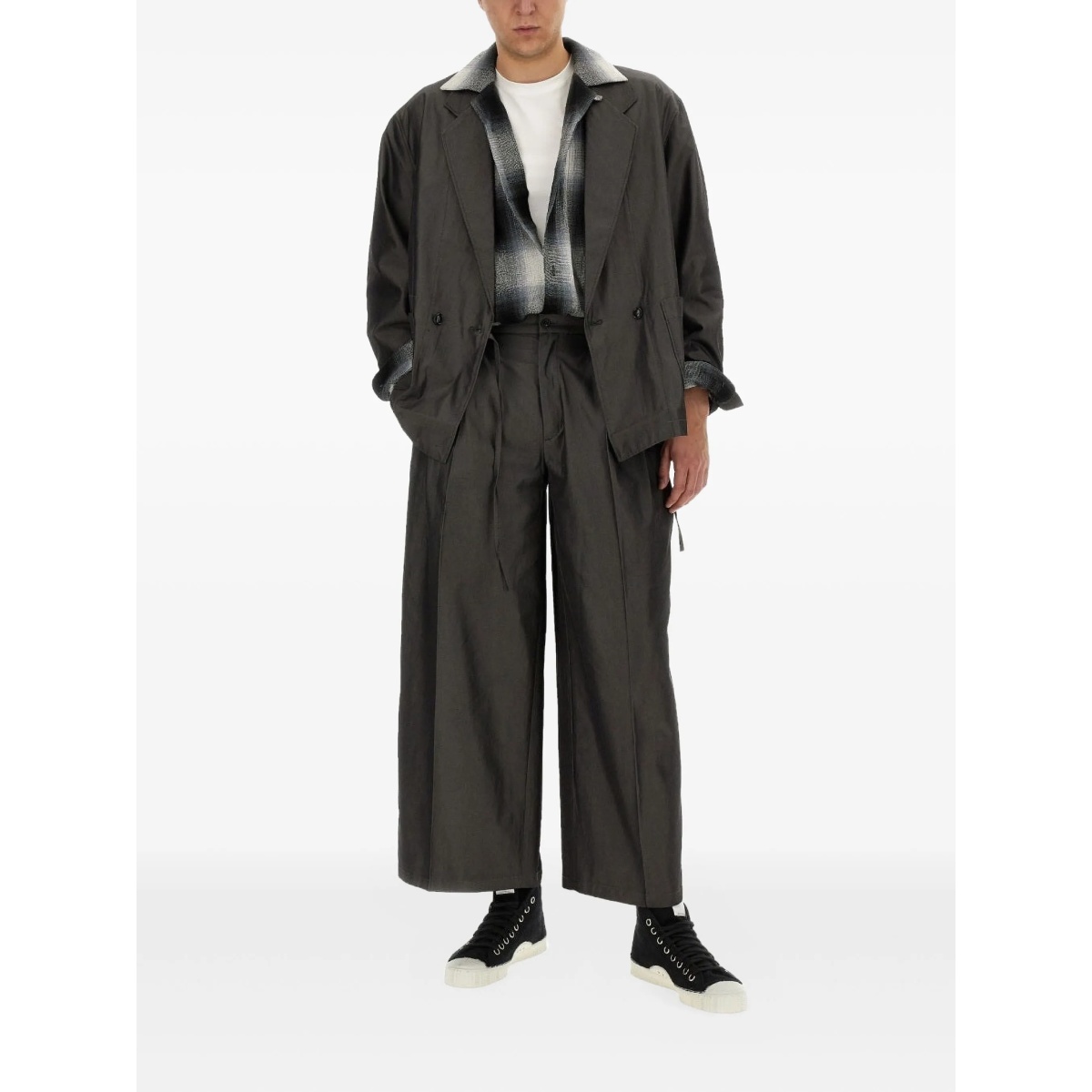 double-breasted cotton jacket - Img 2
