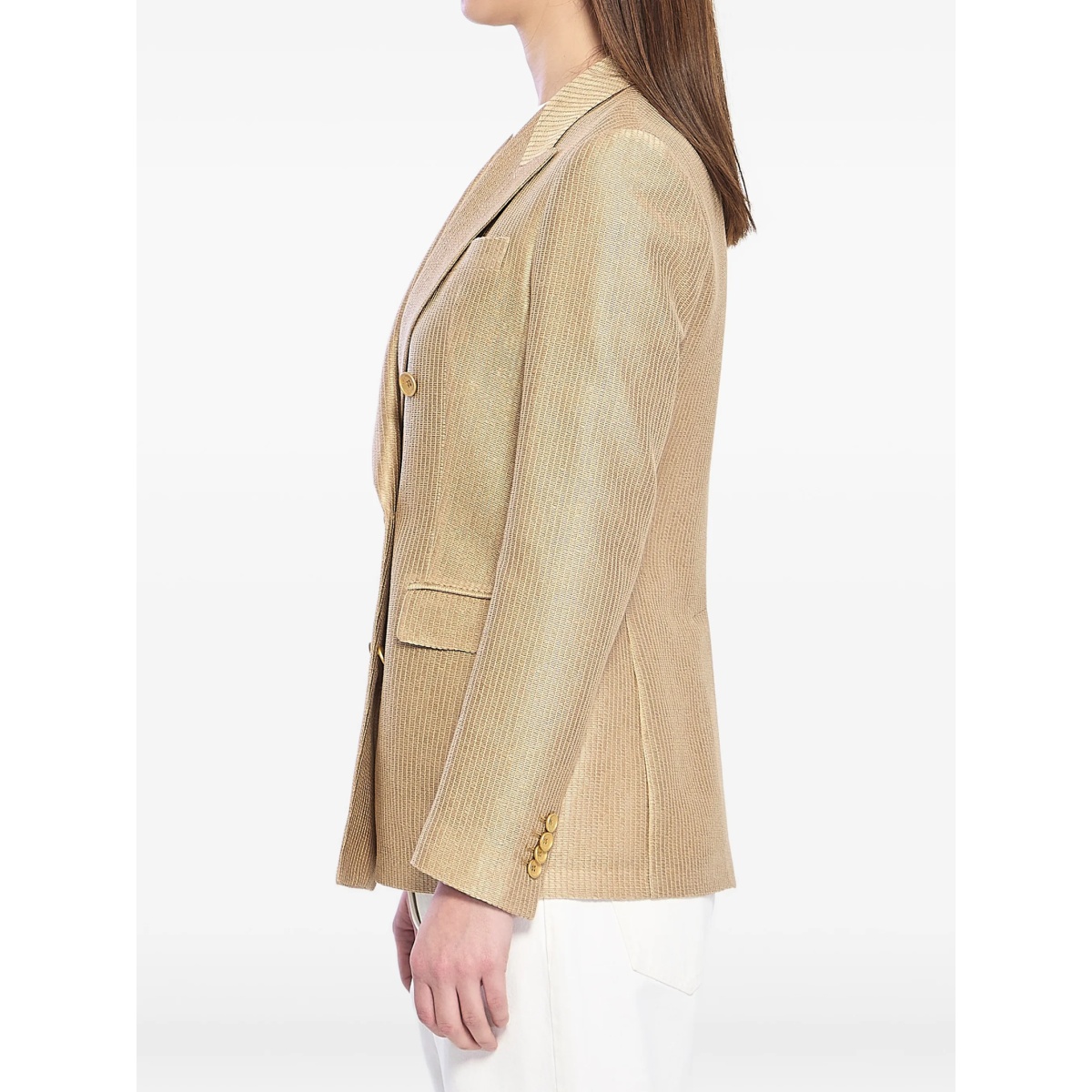 double-breasted peak-lapel blazer - Img 3