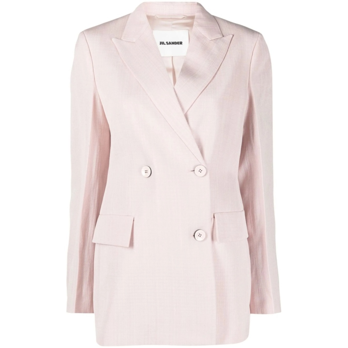 double-breasted tailored blazer