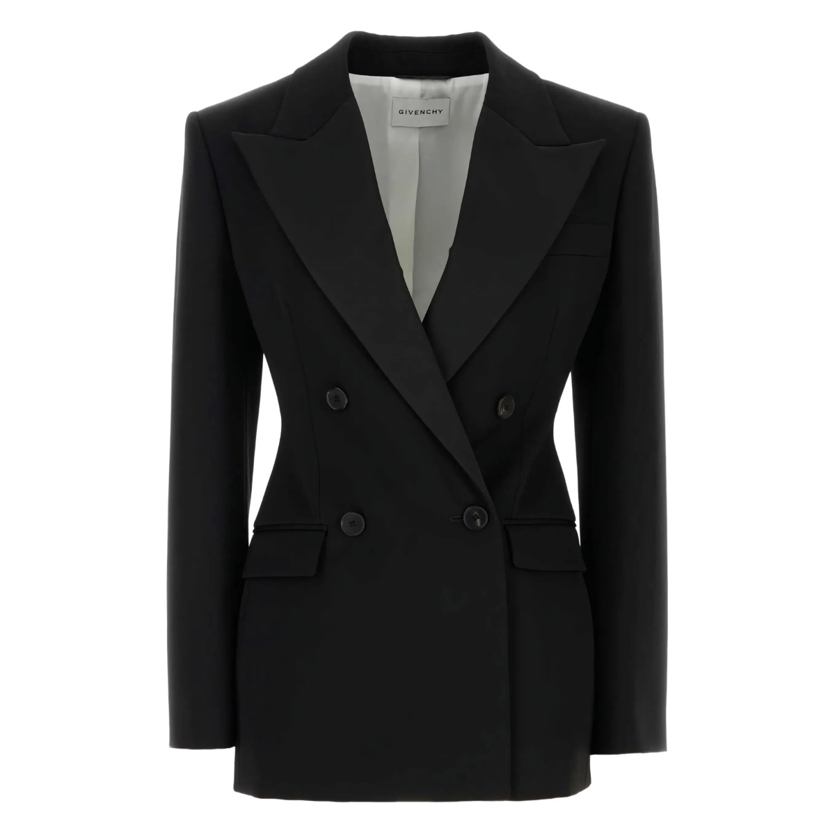 double-breasted tuxedo blazer