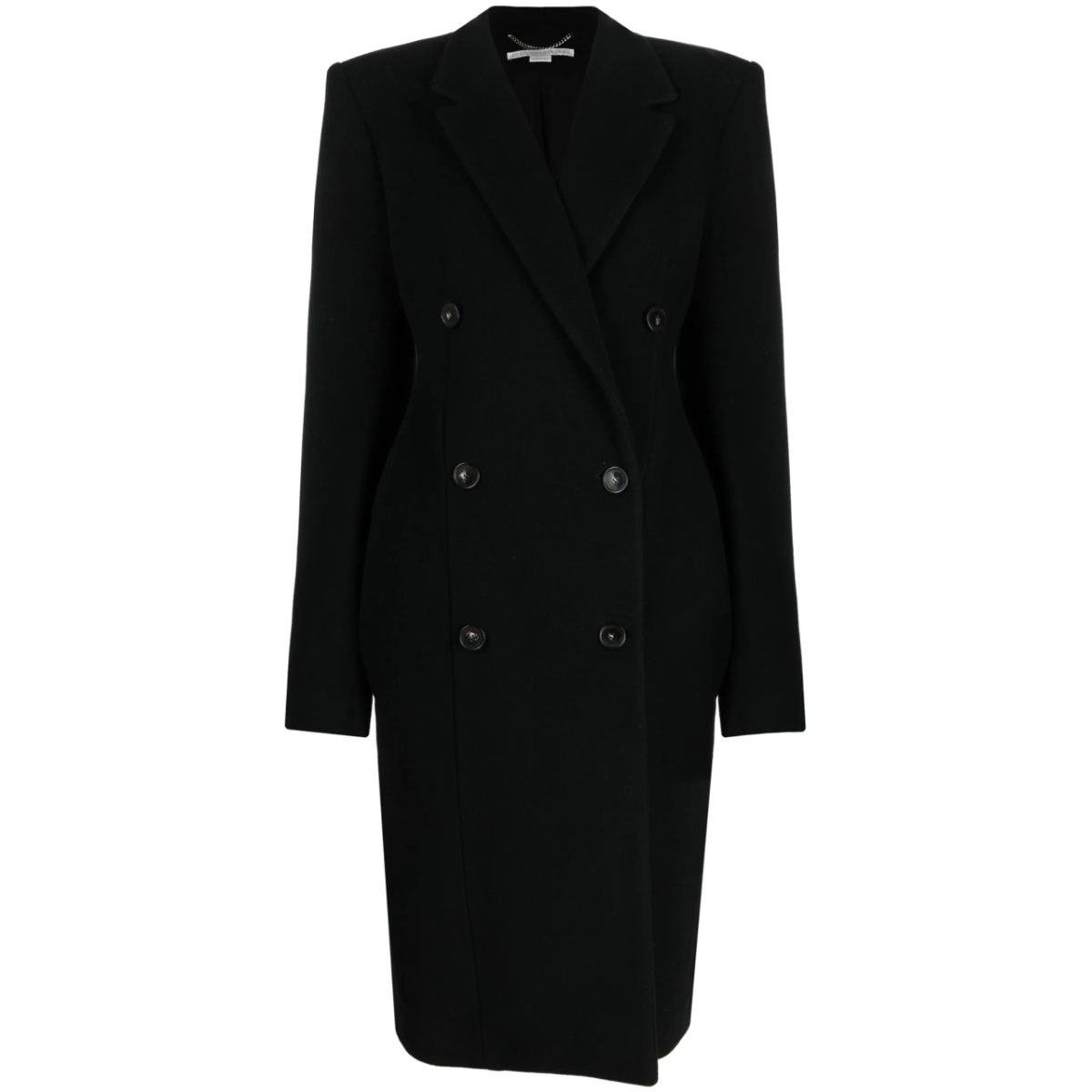 double-breasted wool coat