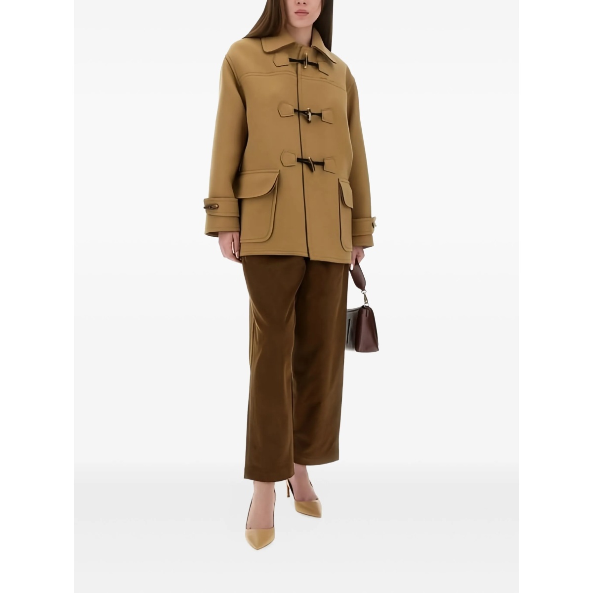 drawstring corduroy trousers - Img 2