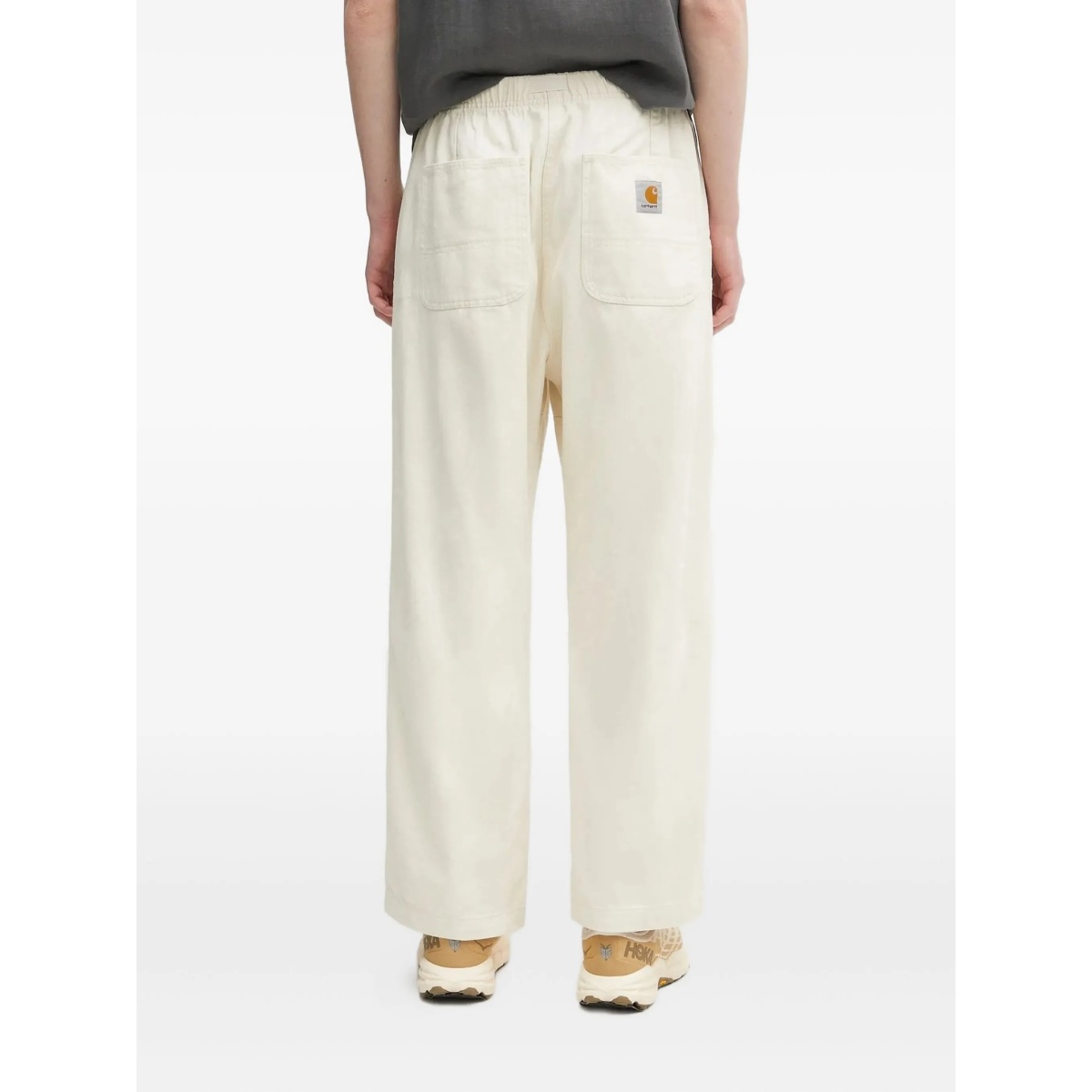 drawstring logo-patch trousers - Img 2