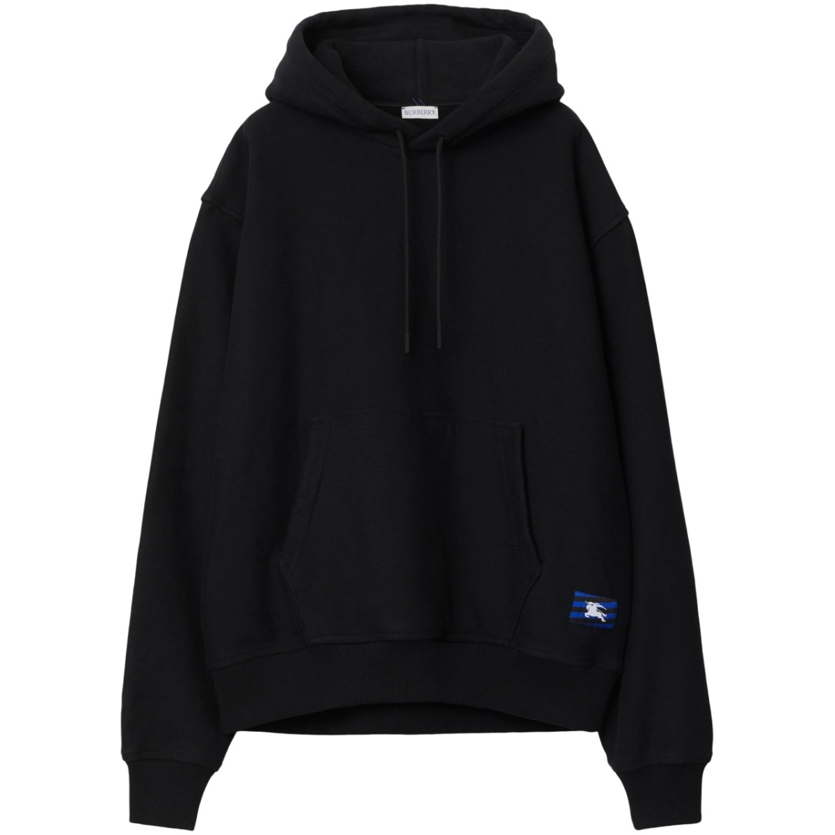EKD-appliqué cotton hoodie