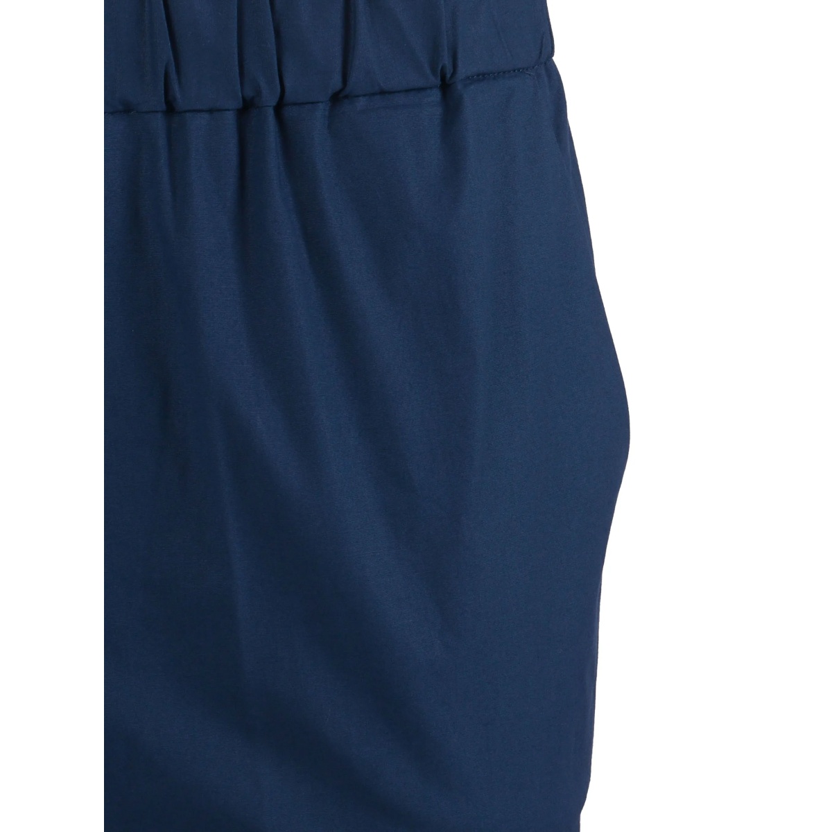elasticated-waistband turn-up trousers - Img 3