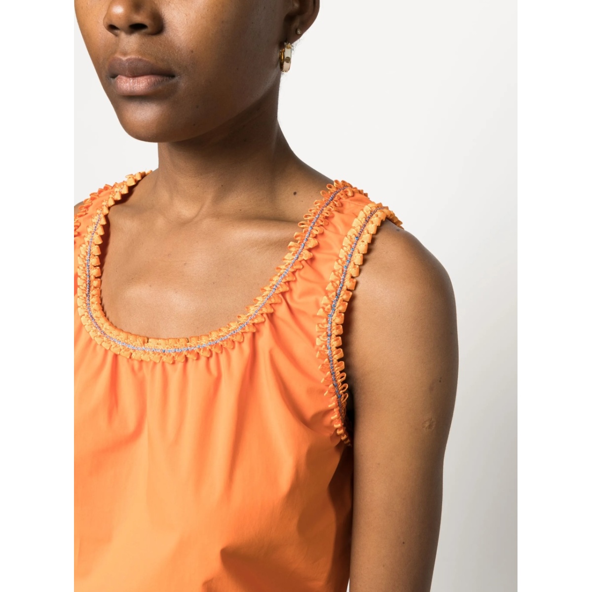 embellished-trim tank top - Img 5