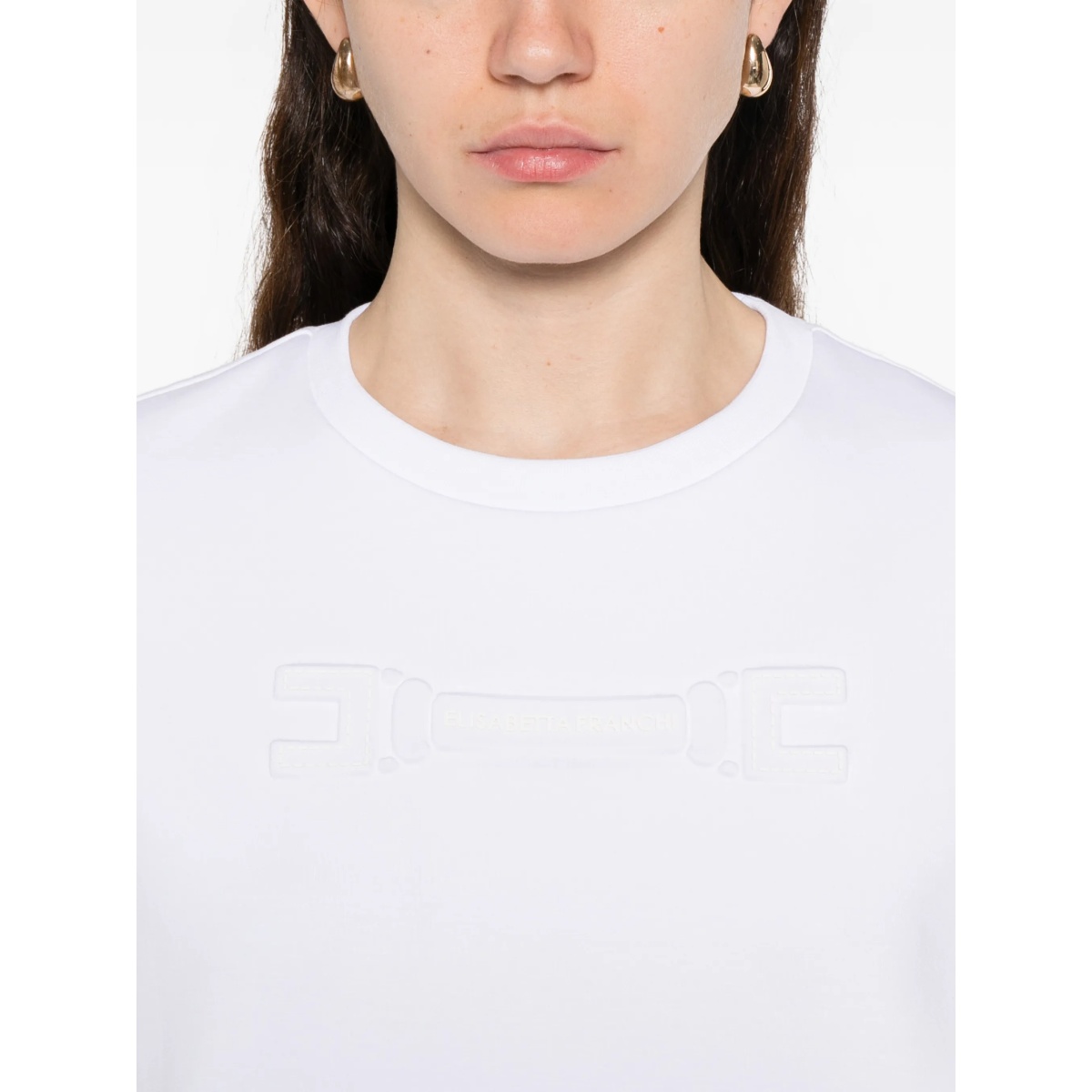 embossed zip T-shirt - Img 5