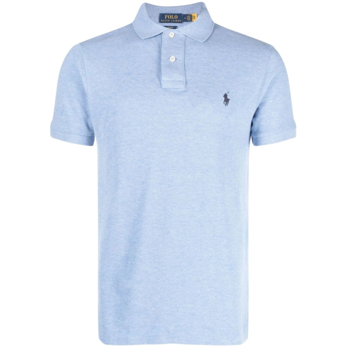 embroidered-logo polo shirt