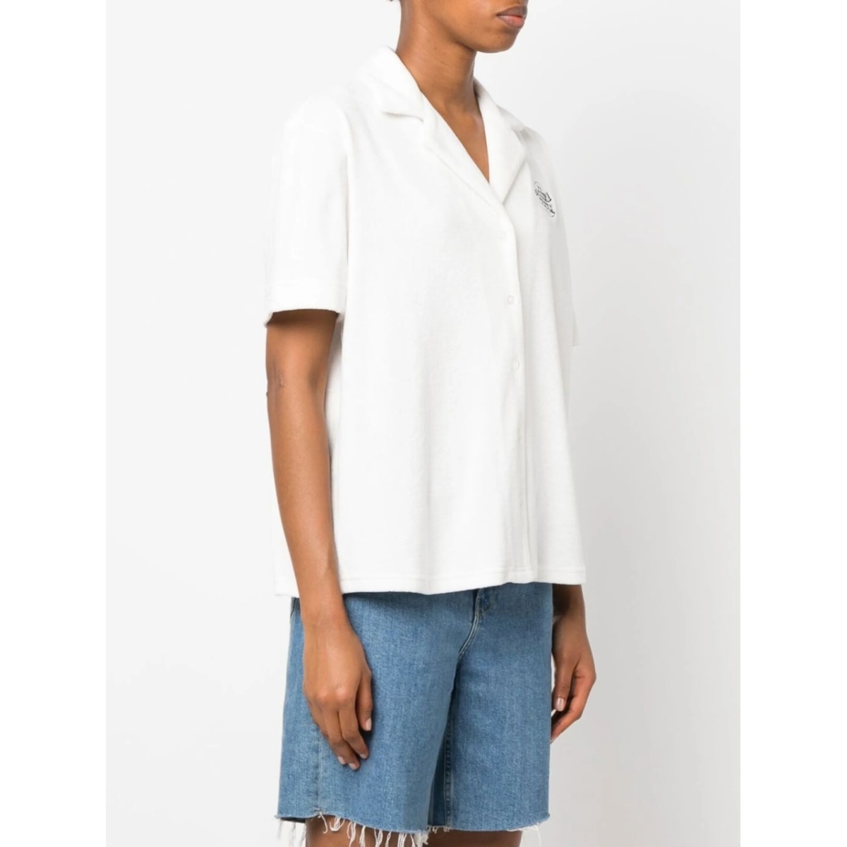 embroidered-logo short-sleeve shirt - Img 3