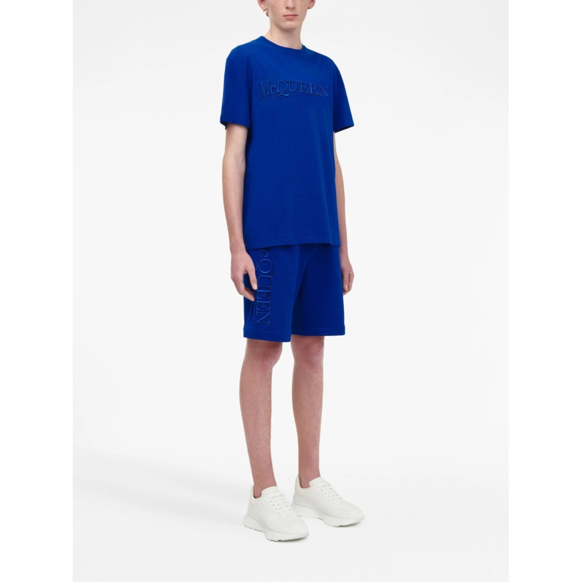embroidered logo track shorts - Img 3