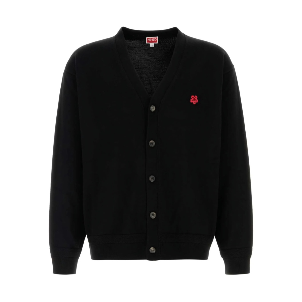 embroidered-motif cardigan