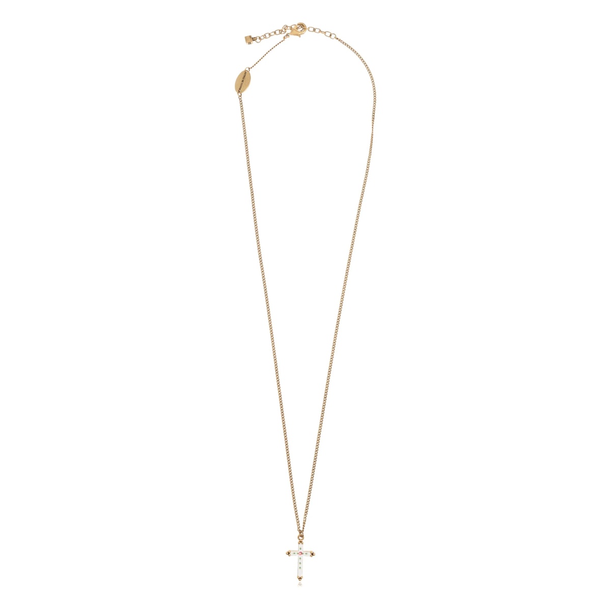 enamel-cross necklace
