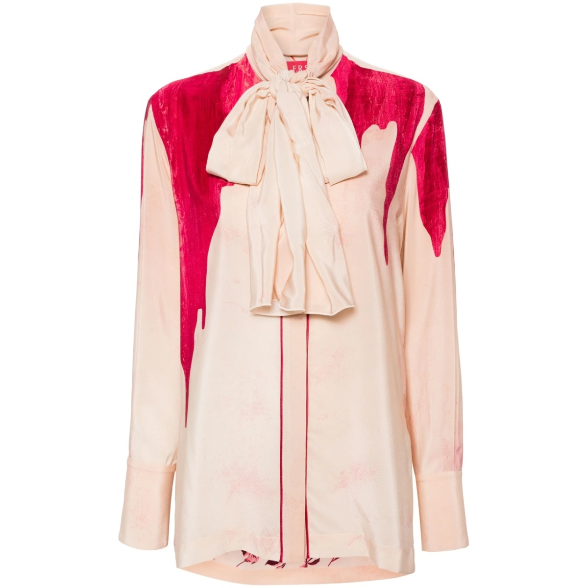Eunice palm-print shirt