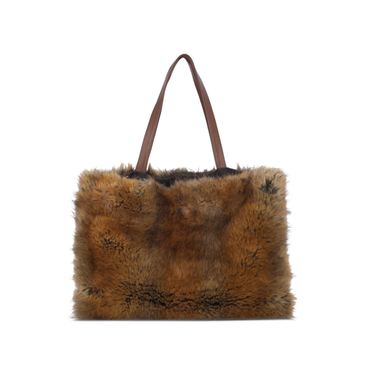 faux-fur tote bag