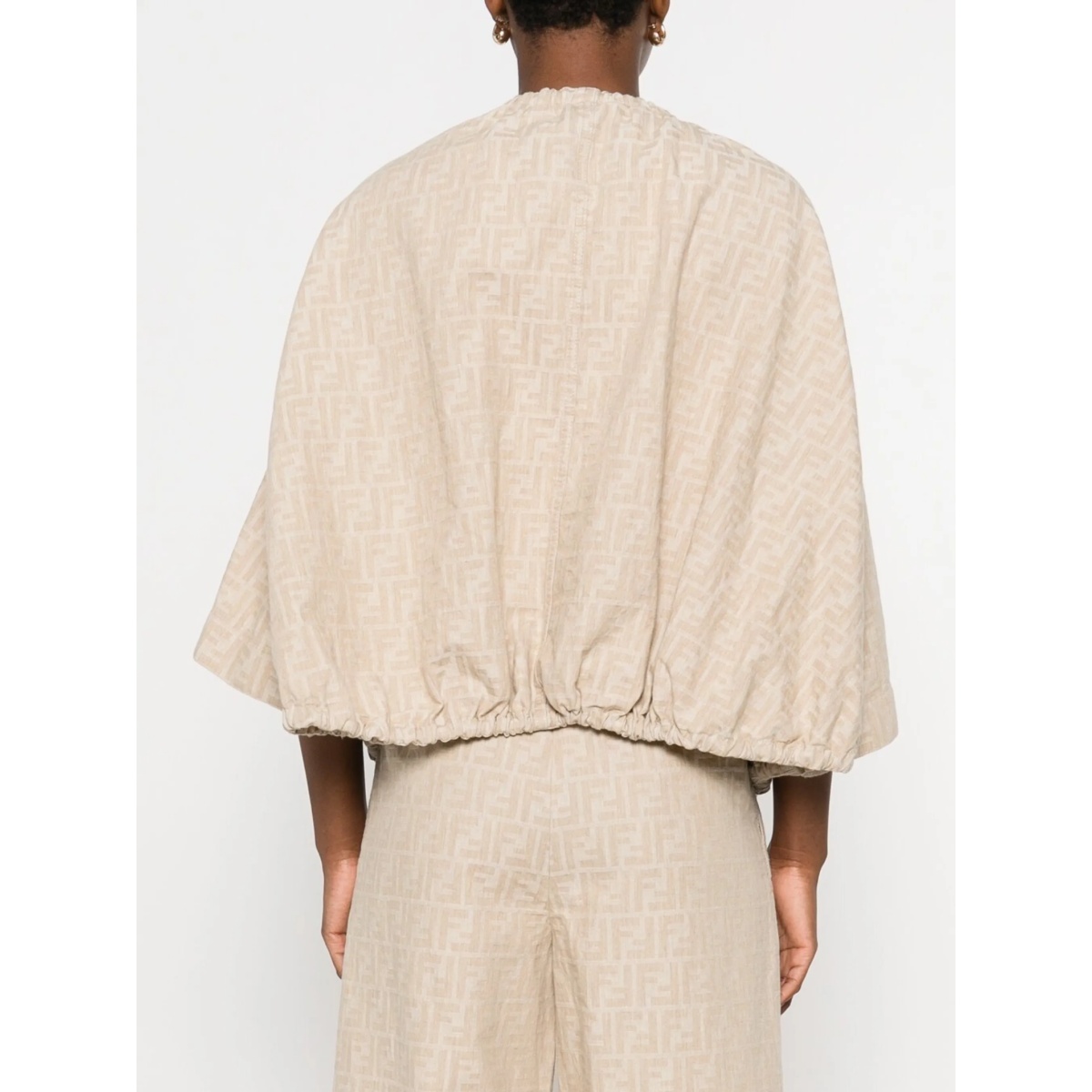 FF-jacquard drawstring jacket - Img 4