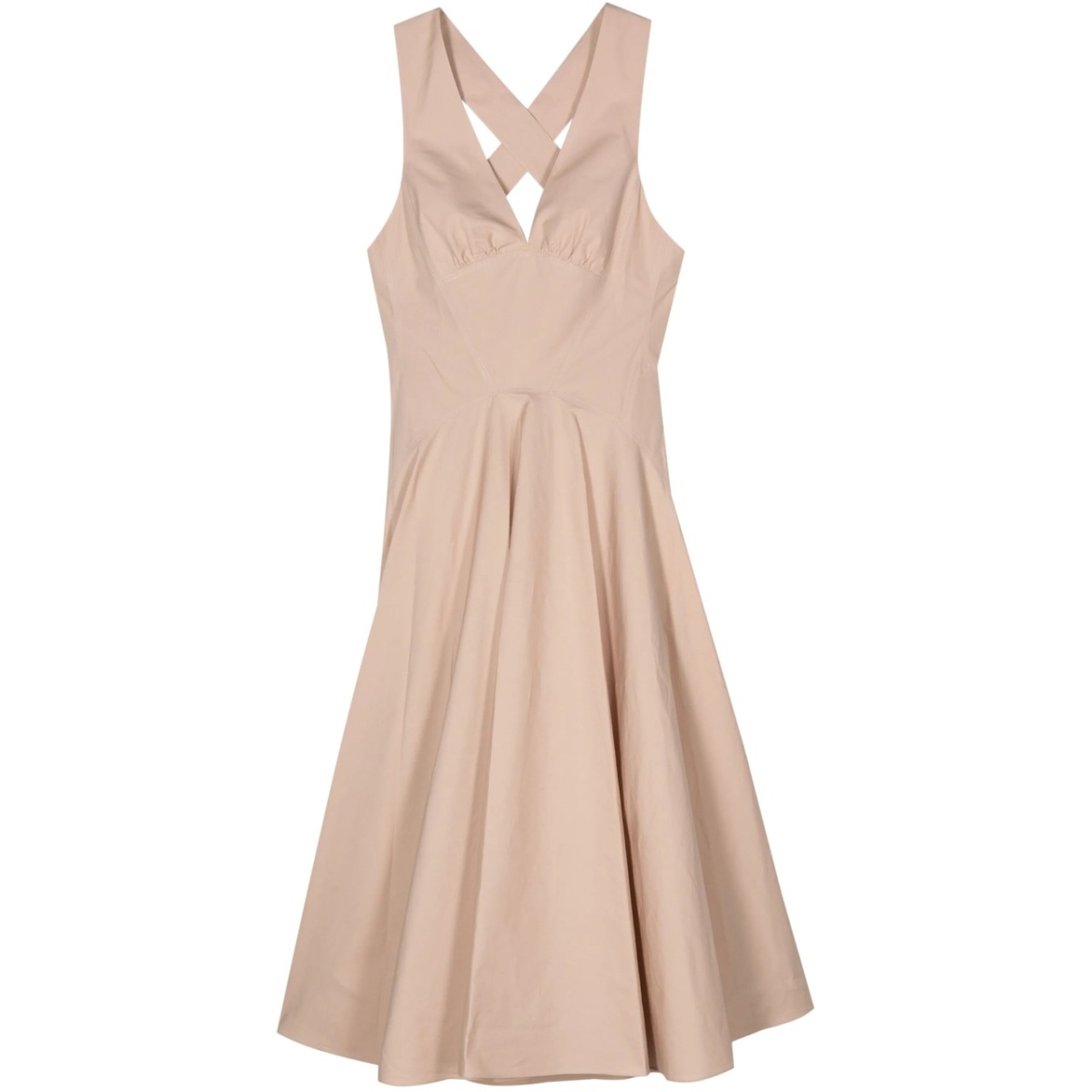 flared midi dress