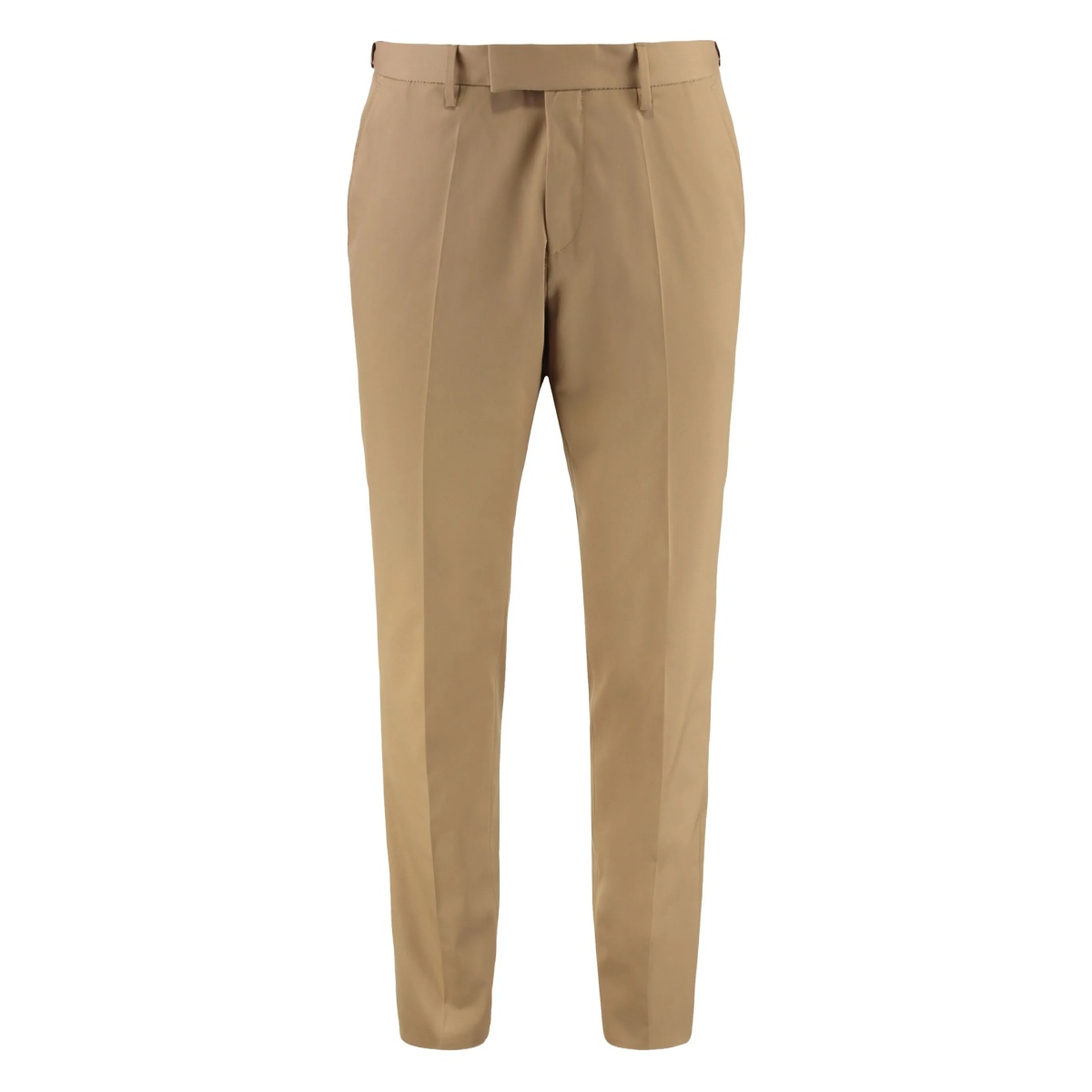 flat-front trousers