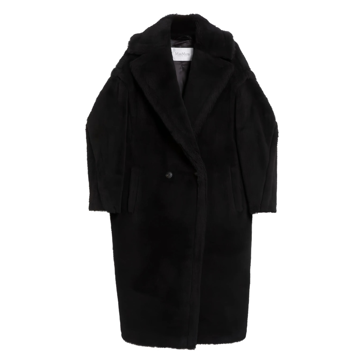 flecce collar coat