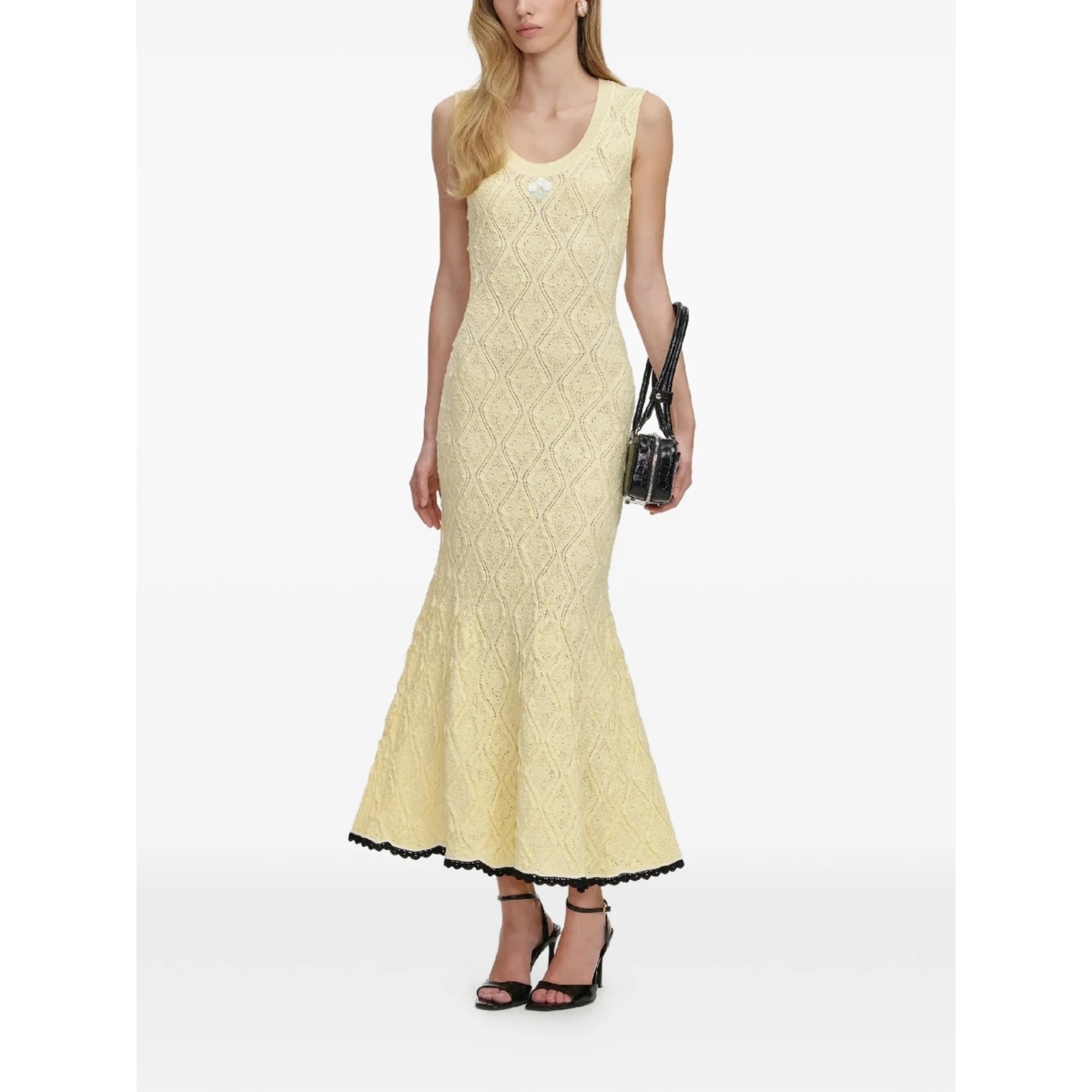 floral embroidery midi dress - Img 2