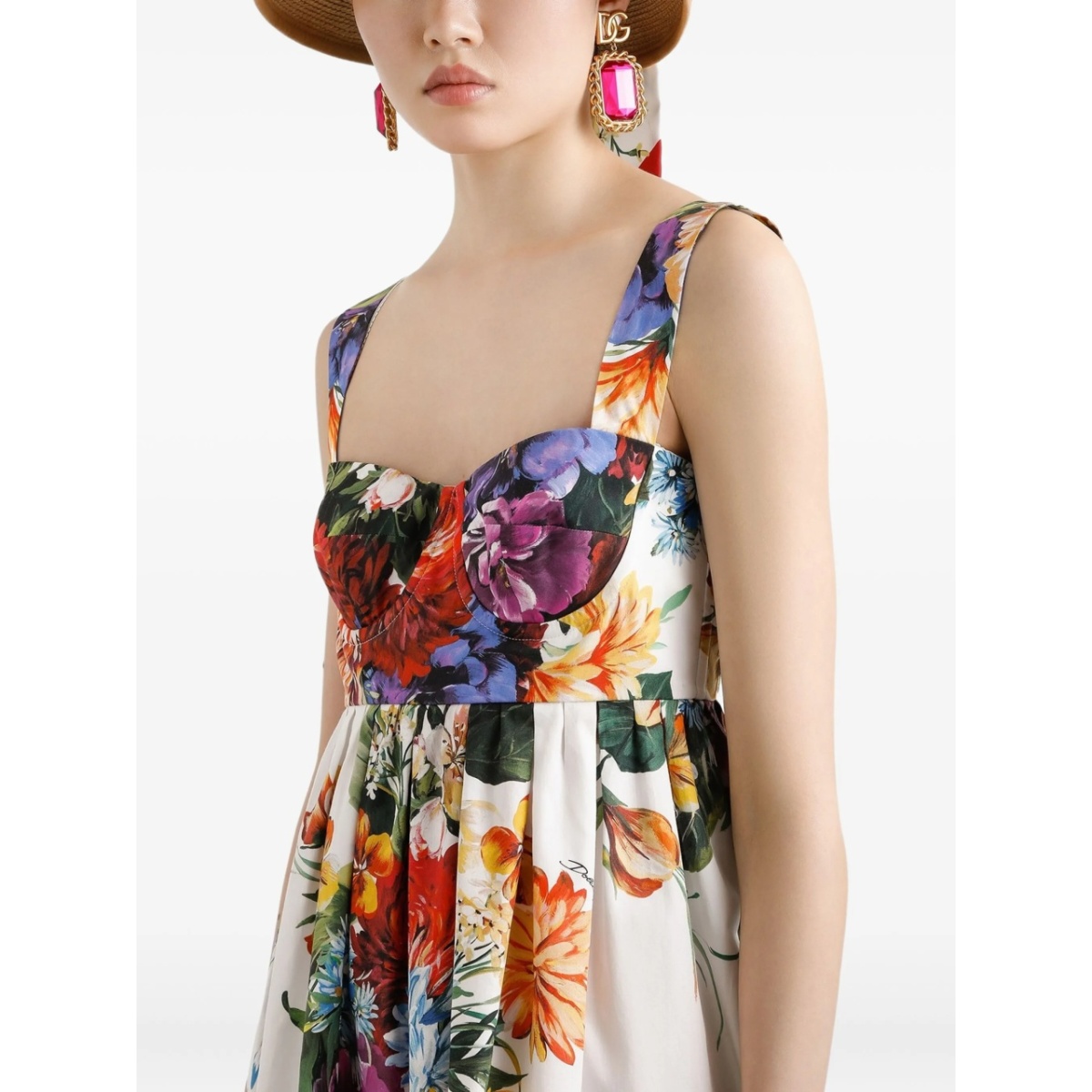 floral-print mini dress - Img 4
