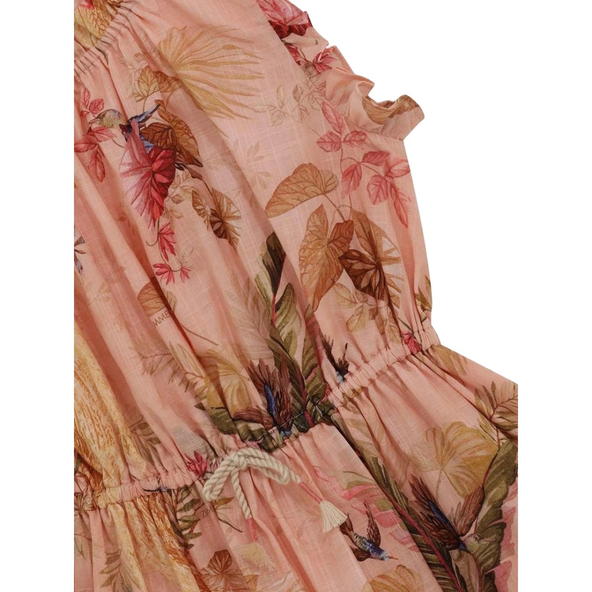 floral-print ruffle-detail dress - Img 3