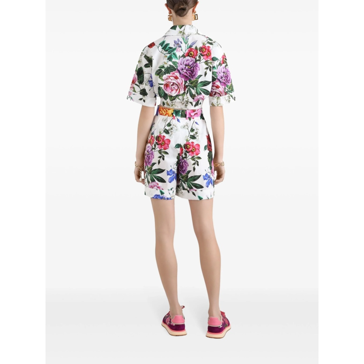 floral-print shorts - Img 3