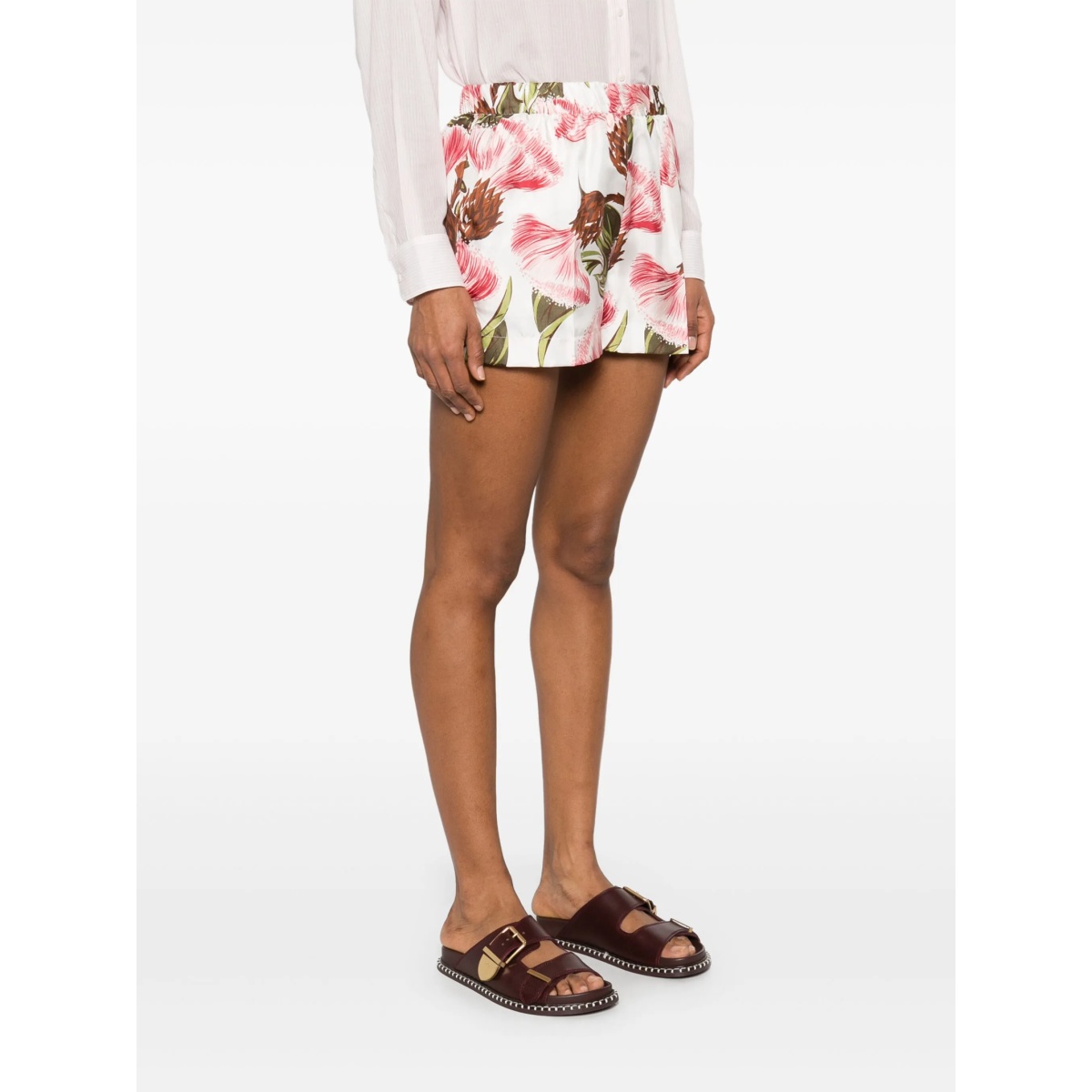 floral-print shorts - Img 3