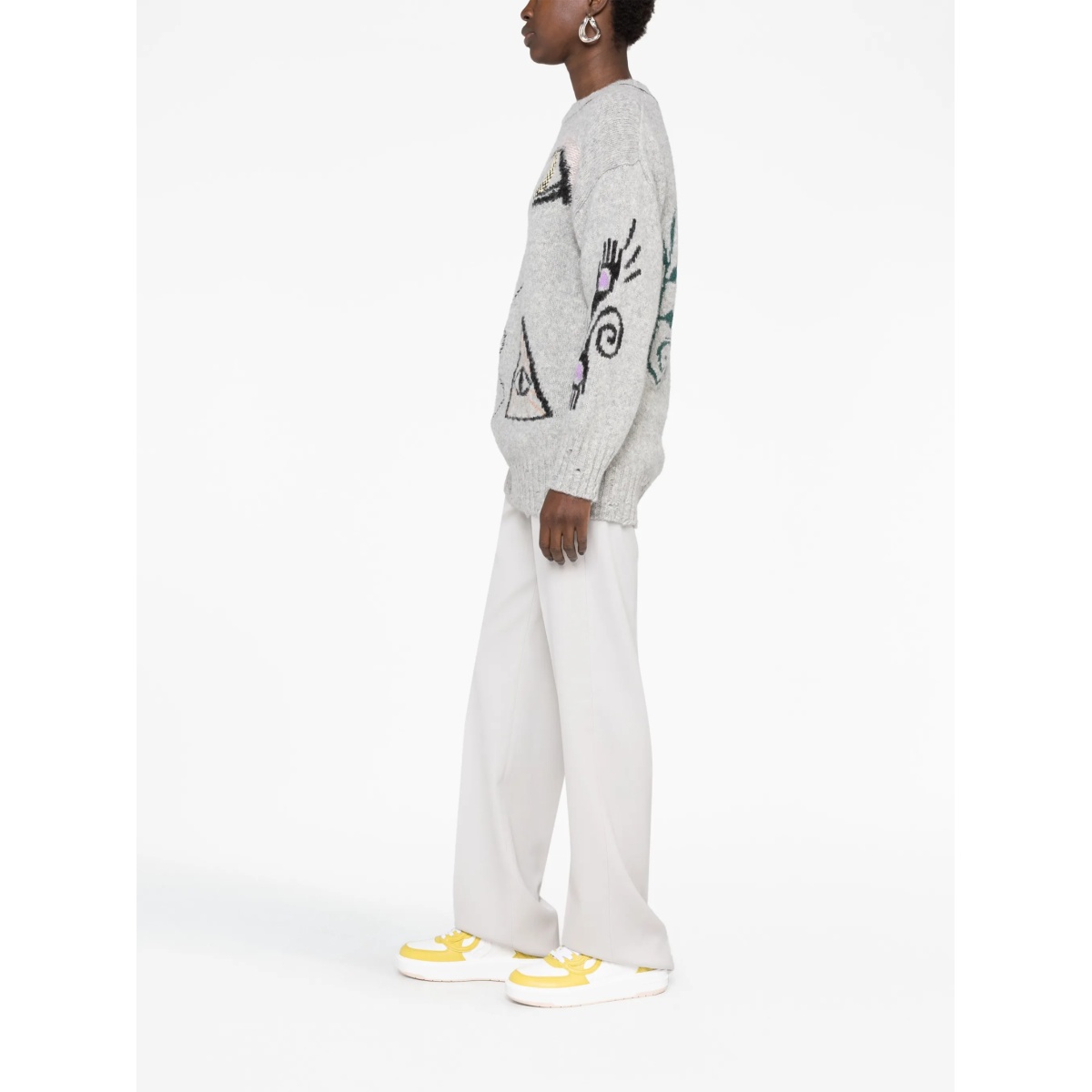 Folk graphic-embroidered jumper - Img 4